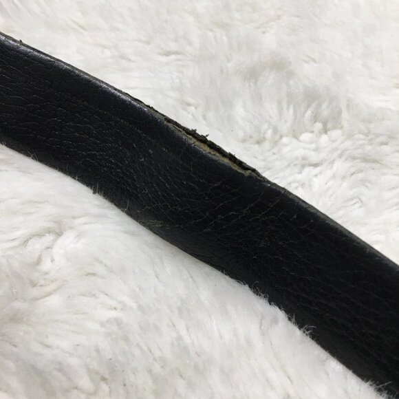 Dior Vintage Women’s Black Leather Belt Size 38 main image 13